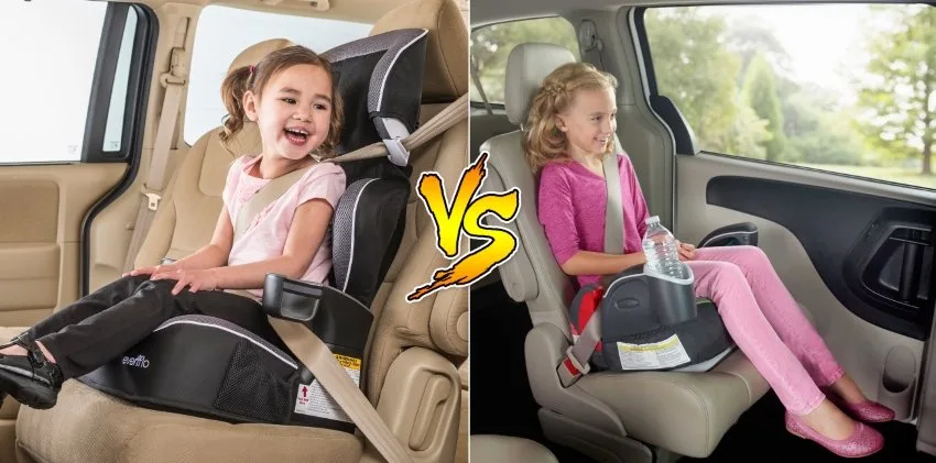 Pros and Cons of Backless and High back Booster Car Seats