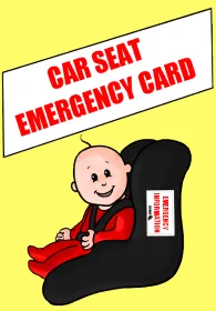 Car Seat Emergency Card