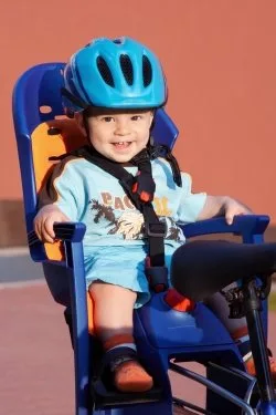 Ride along in a seat on a bike
